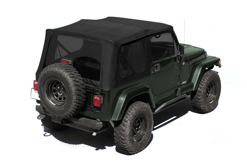 Jeep Wrangler TJ Soft Top - Rugged Ridge - Montana Top - Black Diamond - `97-`06